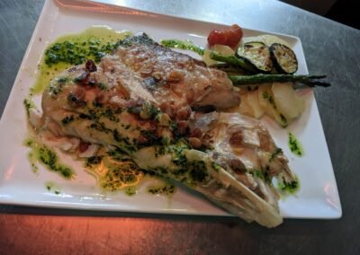 plato pescado gourmet asador junco